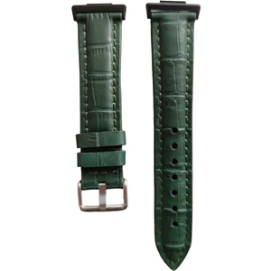 Huawei Watch Fit 3,4,4 Pro Uyumlu Hakiki Deri Kordon Zümrüt Yeşil