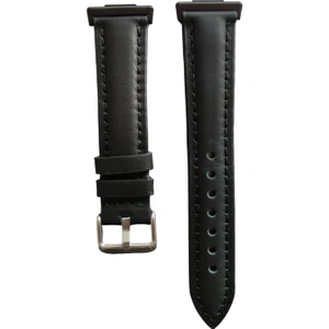 Huawei Watch Fit 3,4,4 Pro Uyumlu Hakiki Deri Kordon Dikişli Siyah