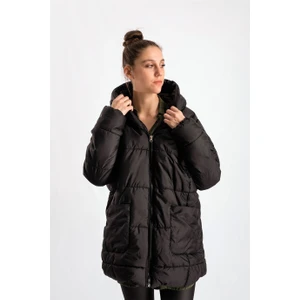 Gils Butik Siyah Oversize Şişme Mont
