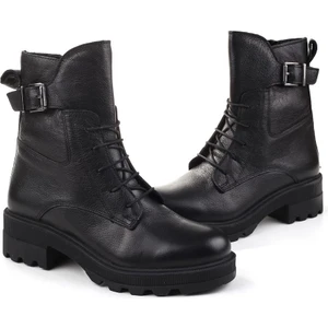 Castle Black 212580-1 Termo Taban Hakiki Deri Günlük Kadın Bot