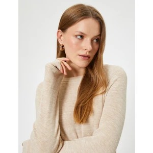 Oversize Triko Kazak Uzun Bisiklet Yaka