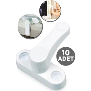 10 Adet Beyaz Kapı Pencere Emniyet Kilidi Pimapen Pvc Için Koruma Kilit Pvc Kilit Çocuk Pencere Kiliti