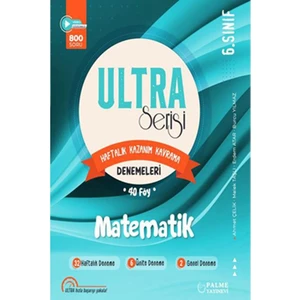 Palme Yayıncılık 6. Sınıf Ultra Matematik Haftalık Kazanım Kavrama Denemeleri