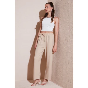 Relaxed Fit Bol Paça Pantolon Kadın Pantolon 5865826