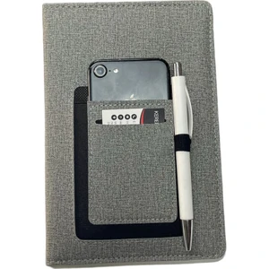 Eren Ofis Notebook 15X21 Cep Telefon Bölmeli Termo Deri Kanguru Model Defter