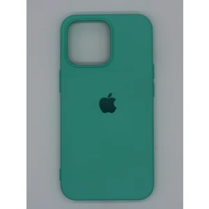 Stella Aksesuar iPhone 13 Pro Max Uyumlu Içi Kadife Logolu Silikon Telefon Kılıfı