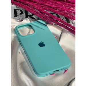 Stella Aksesuar Apple iPhone 14 Pro Uyumlu Logolu Içi Kadife Silikon Telefon Kılıfı