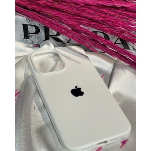 Stella Aksesuar Apple iPhone 14 Pro Uyumlu Logolu Içi Kadife Silikon Telefon Kılıfı