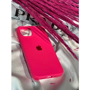 Stella Aksesuar Apple iPhone 14 Plus Uyumlu Logolu Içi Kadife Silikon Telefon Kılıfı