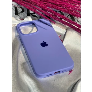 Stella Aksesuar iPhone 14 Pro Uyumlu Logolu Içi Kadife Silikon Telefon Kılıfı