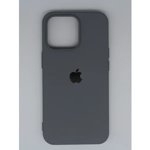 Stella Aksesuar iPhone 13 Pro Max Uyumlu Içi Kadife Logolu Silikon Telefon Kılıfı