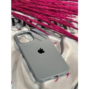 Stella Aksesuar iPhone 14 Pro Uyumlu Logolu Içi Kadife Silikon Telefon Kılıfı