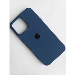 Stella Aksesuar iPhone 13 Pro Uyumlu Içi Kadife Logolu Silikon Telefon Kılıfı