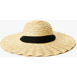 Hasır Şapka Bant Detaylı