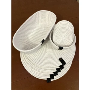 Double Knot Design 14 Prç Set Supla Amerikan Servis Seti Tress Hediyelik