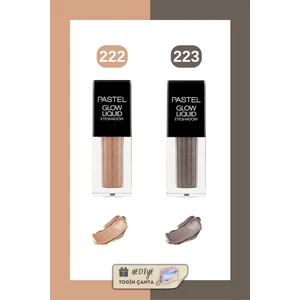 Glow Liquid Eyeshadow Set - Likit Far 222 + 223 + Togin Çanta Hediye