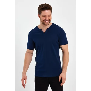 Uomo Park 2124 Düğmeli Yaka Kısa Kollu T-Shirt