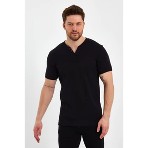 Uomo Park 2124 Düğmeli Yaka Kısa Kollu T-Shirt