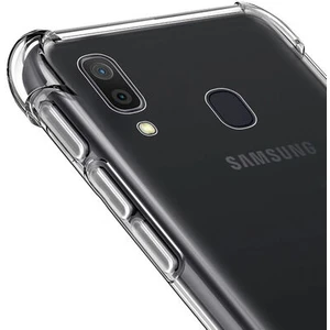 Techno Guru Samsung Galaxy A01 Köşe Korumalı Şeffaf Jelly Premium Silikon Kılıf