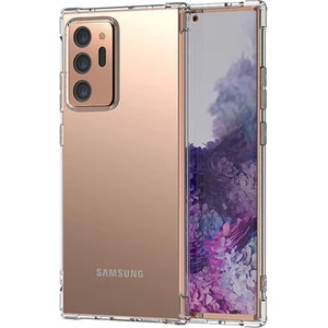 Techno Guru Samsung Galaxy Note 20 Ultra Köşe Korumalı Şeffaf Jelly Premium Silikon Kılıf