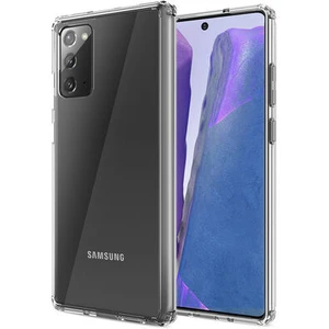 Techno Guru Samsung Galaxy Note 20 Köşe Korumalı Şeffaf Jelly Premium Silikon Kılıf