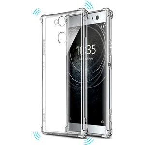 Techno Guru Sony Xperia Xa2 Ultra Köşe Korumalı Şeffaf Jelly Premium Silikon Kılıf