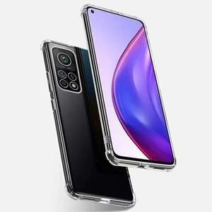 Techno Guru Xiaomi Mi 10T Pro 5g Köşe Korumalı Şeffaf Jelly Premium Silikon Kılıf