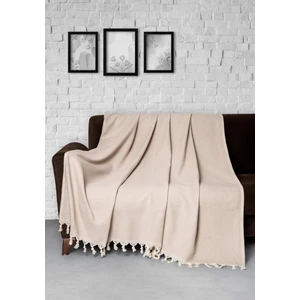 Denizli Concept Trendy Koltuk Örtüsü Bej 2'li Set