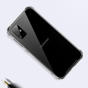 Techno Guru Samsung Galaxy S20 Köşe Korumalı Şeffaf Jelly Premium Silikon Kılıf