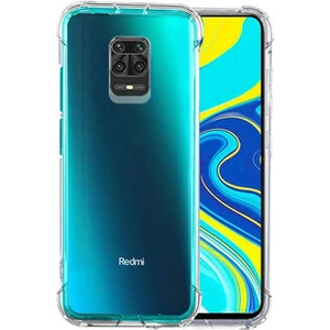 Techno Guru Redmi Note 9 Köşe Korumalı Şeffaf Jelly Premium Silikon Kılıf