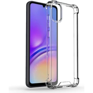 Techno Guru Samsung Galaxy A05 Köşe Korumalı Şeffaf Jelly Premium Silikon Kılıf