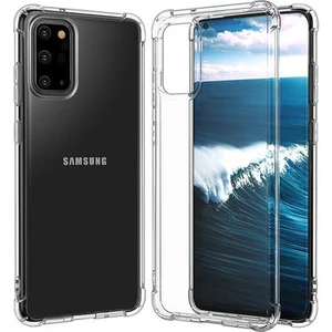 Techno Guru Samsung Galaxy A21S Köşe Korumalı Şeffaf Jelly Premium Silikon Kılıf