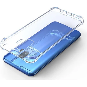 Techno Guru Samsung Galaxy A6 Plus 2018 Köşe Korumalı Şeffaf Jelly Premium Silikon Kılıf