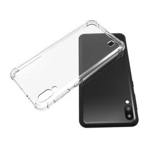 Techno Guru Samsung Galaxy M10 Köşe Korumalı Şeffaf Jelly Premium Silikon Kılıf