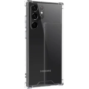Techno Guru Samsung Galaxy S22 Ultra Köşe Korumalı Şeffaf Jelly Premium Silikon Kılıf
