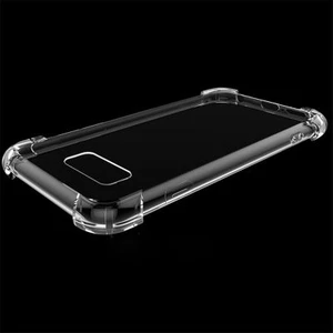 Techno Guru Samsung Galaxy S8 Köşe Korumalı Şeffaf Jelly Premium Silikon Kılıf