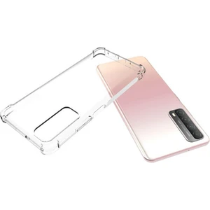 Techno Guru Huawei P Smart 2021 Köşe Korumalı Şeffaf Jelly Premium Silikon Kılıf
