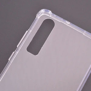 Techno Guru Huawei P30 Köşe Korumalı Şeffaf Jelly Premium Silikon Kılıf