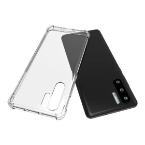 Techno Guru Huawei P30 Pro Köşe Korumalı Şeffaf Jelly Premium Silikon Kılıf