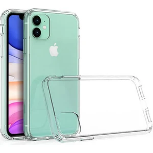 Techno Guru iPhone 11 Köşe Korumalı Şeffaf Jelly Premium Silikon Kılıf