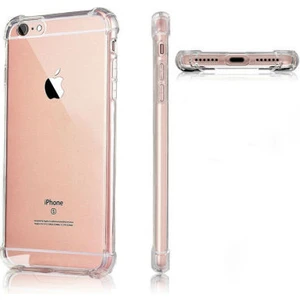 Techno Guru iPhone 7 Köşe Korumalı Şeffaf Jelly Premium Silikon Kılıf