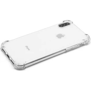 Techno Guru iPhone x Köşe Korumalı Şeffaf Jelly Premium Silikon Kılıf