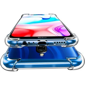 Techno Guru Redmi 8 Köşe Korumalı Şeffaf Jelly Premium Silikon Kılıf