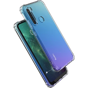 Techno Guru Redmi Note 8t Köşe Korumalı Şeffaf Jelly Premium Silikon Kılıf