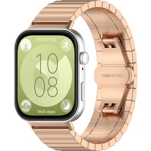 YKD Store Huawei Watch Fit3 İçin Bir Boncuklu Paslanmaz Çelik Kayış (Yurt Dışından)