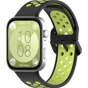 YKD Store Huawei Watch Fit 3 İçin Iki Renkli Silikon Saat Kayışı (Yurt Dışından)