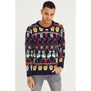 Tarz Cool Erkek Christmas Yılbaşı Kazağı