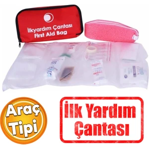 Otomobil Araç Araba Oto Ev Ofis Ilk Yardım Yaralı Acil Çanta Çantası Ekipmanları Küçük El Tipi