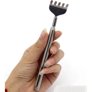 2 Adet Teleskobik Sırt Kaşıyıcı Metal Kaşağı Kaşıma Aleti Sırt Kaşıma Aparatı Metal 51 cm