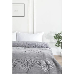 Frt Home Merinos Pırıltı Embos Çift Kişilik Battaniye